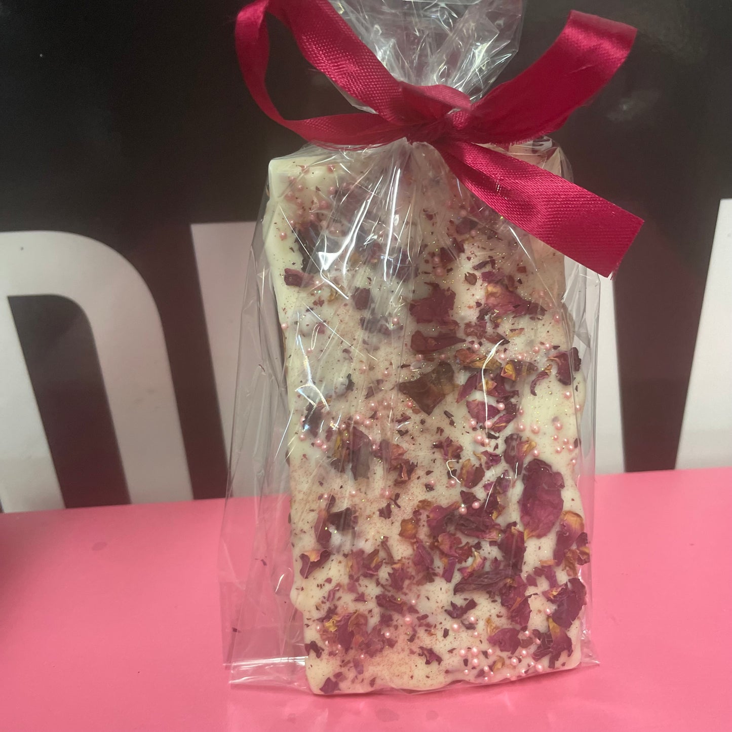 Rose Petal Chocolate Bar