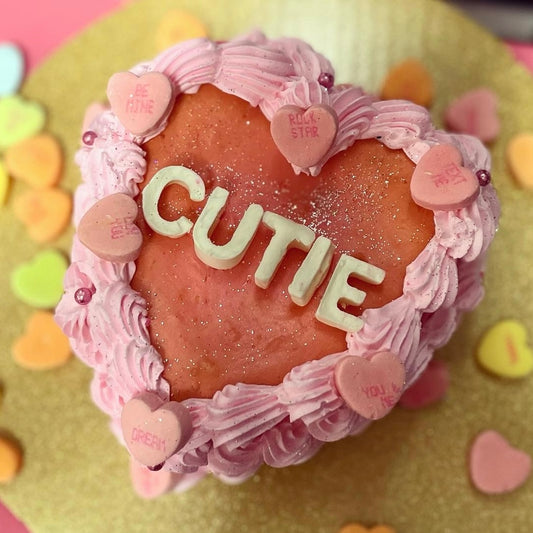 Mini Conversation Heart Cheesecake